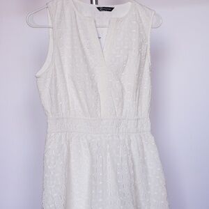 White Eyelet Dress NWT